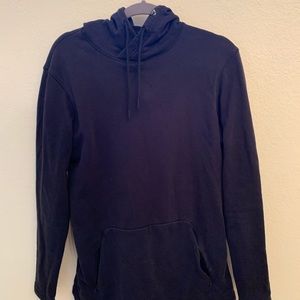 Black Gymshark Carbon Pullover Hoodie - Medium